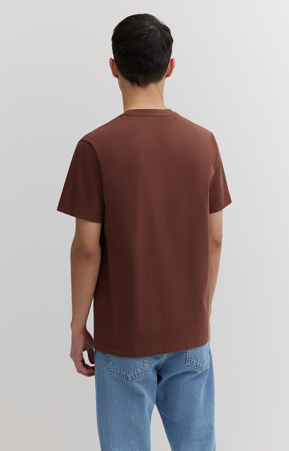 T-shirt z bawełny merceryzowanej - 4