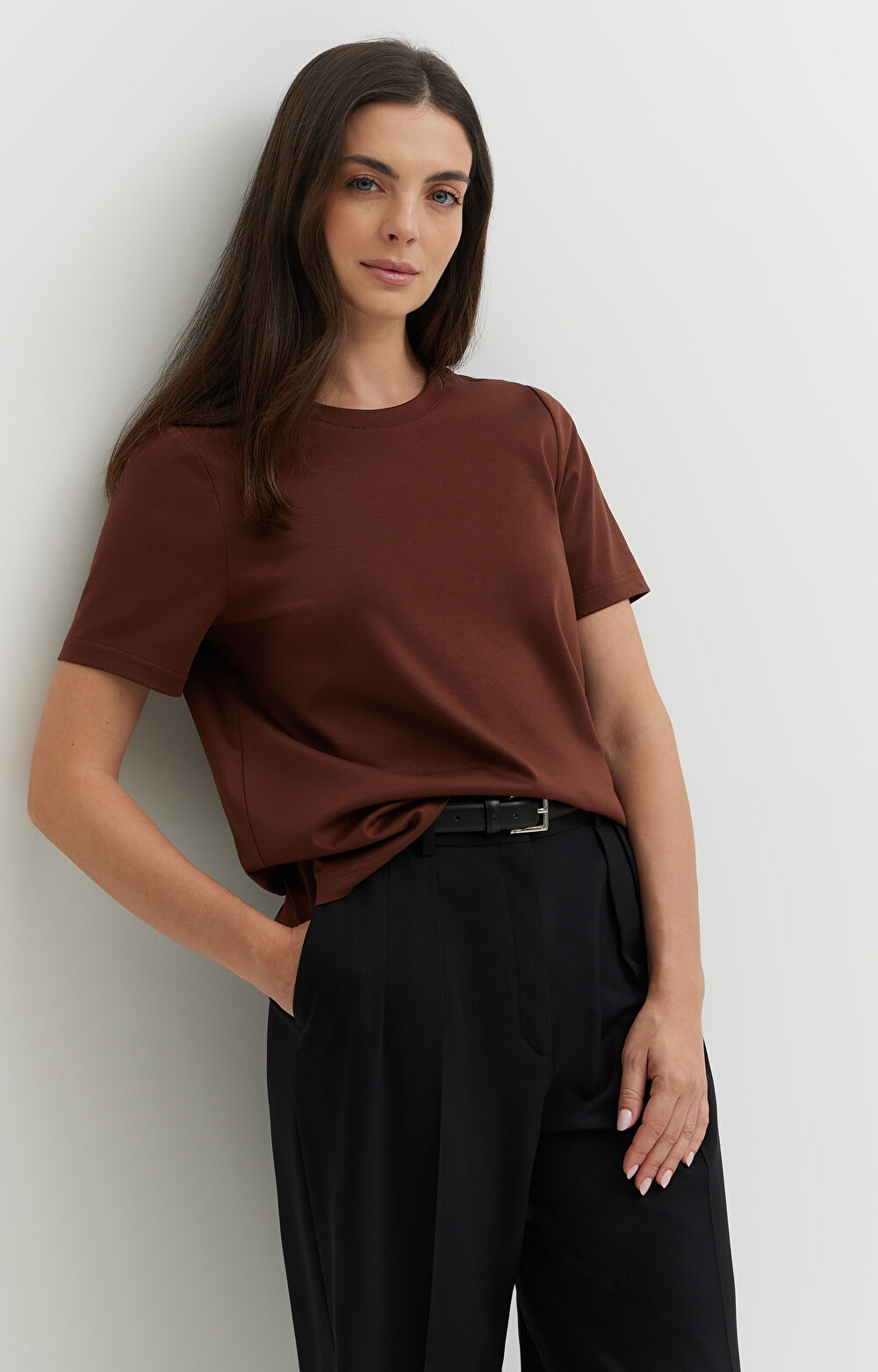 T-shirt z bawełny podwójnie merceryzowanej - 6