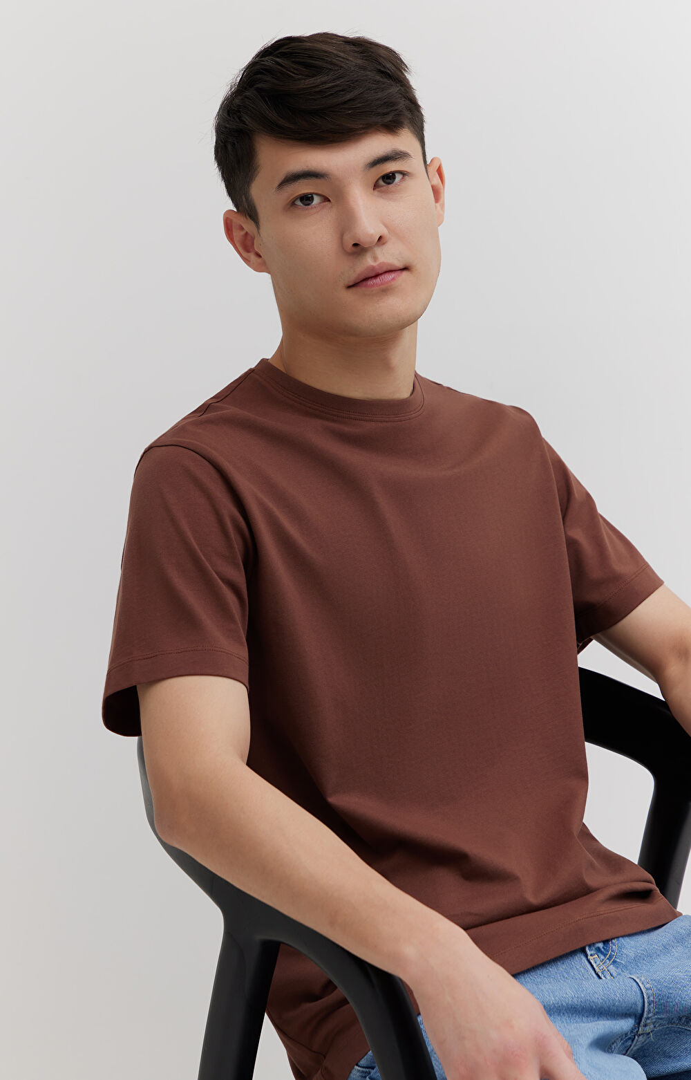 T-shirt z bawełny merceryzowanej - 5