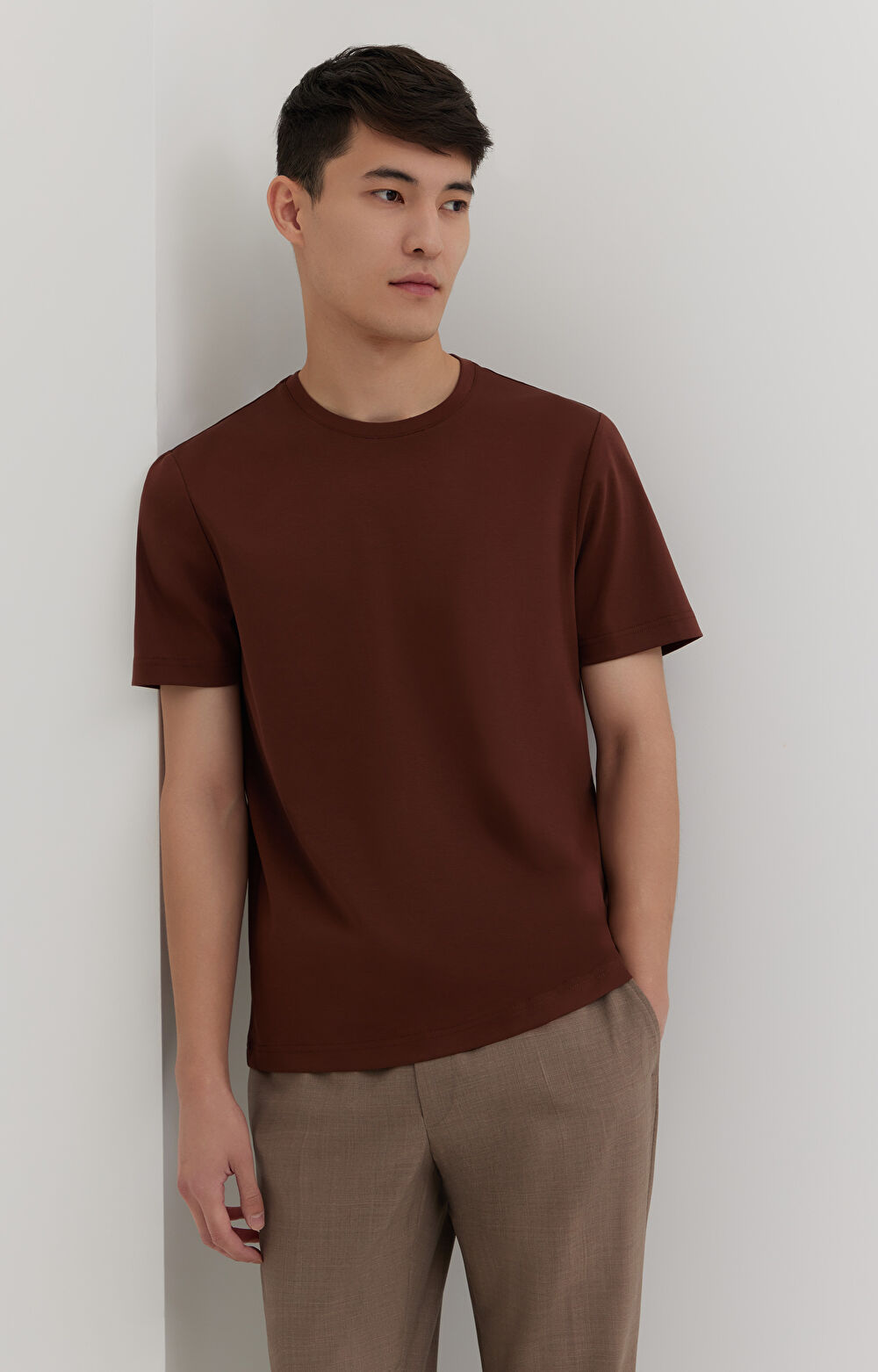 T-shirt z bawełny podwójnie merceryzowanej - 5