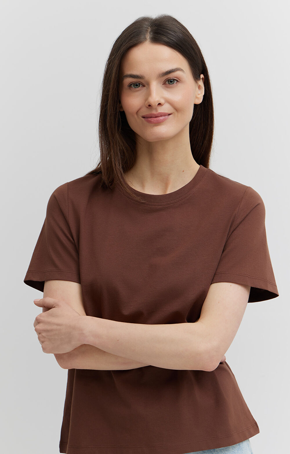 T-shirt regular z bawełny organicznej - 5