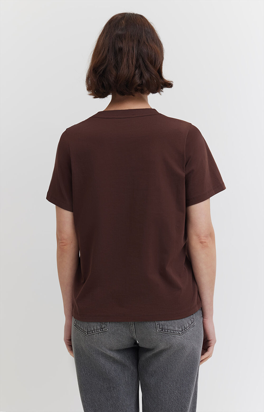 T-shirt regular z bawełny merceryzowanej - 4
