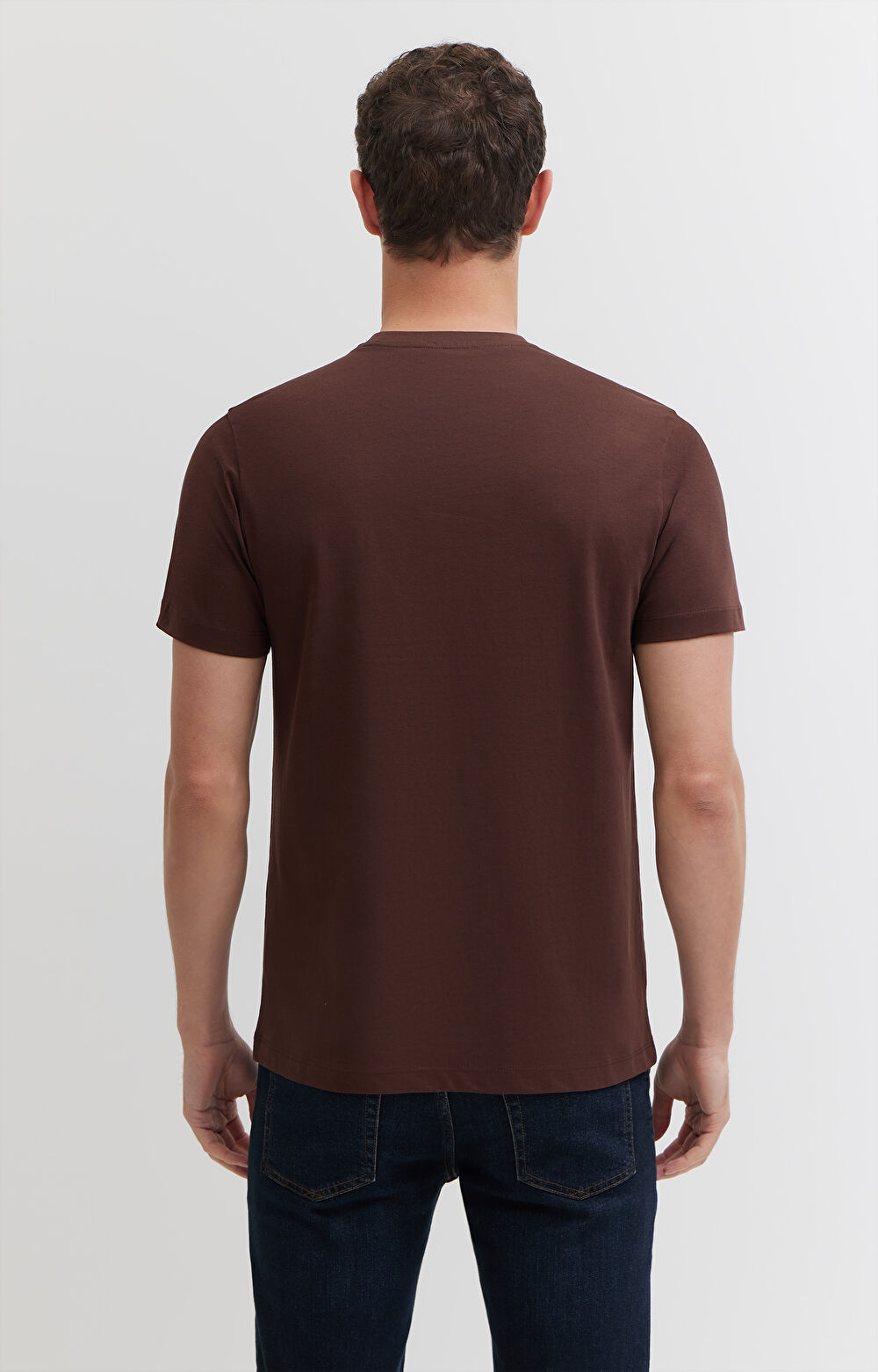 T-shirt z bawełny merceryzowanej - 4