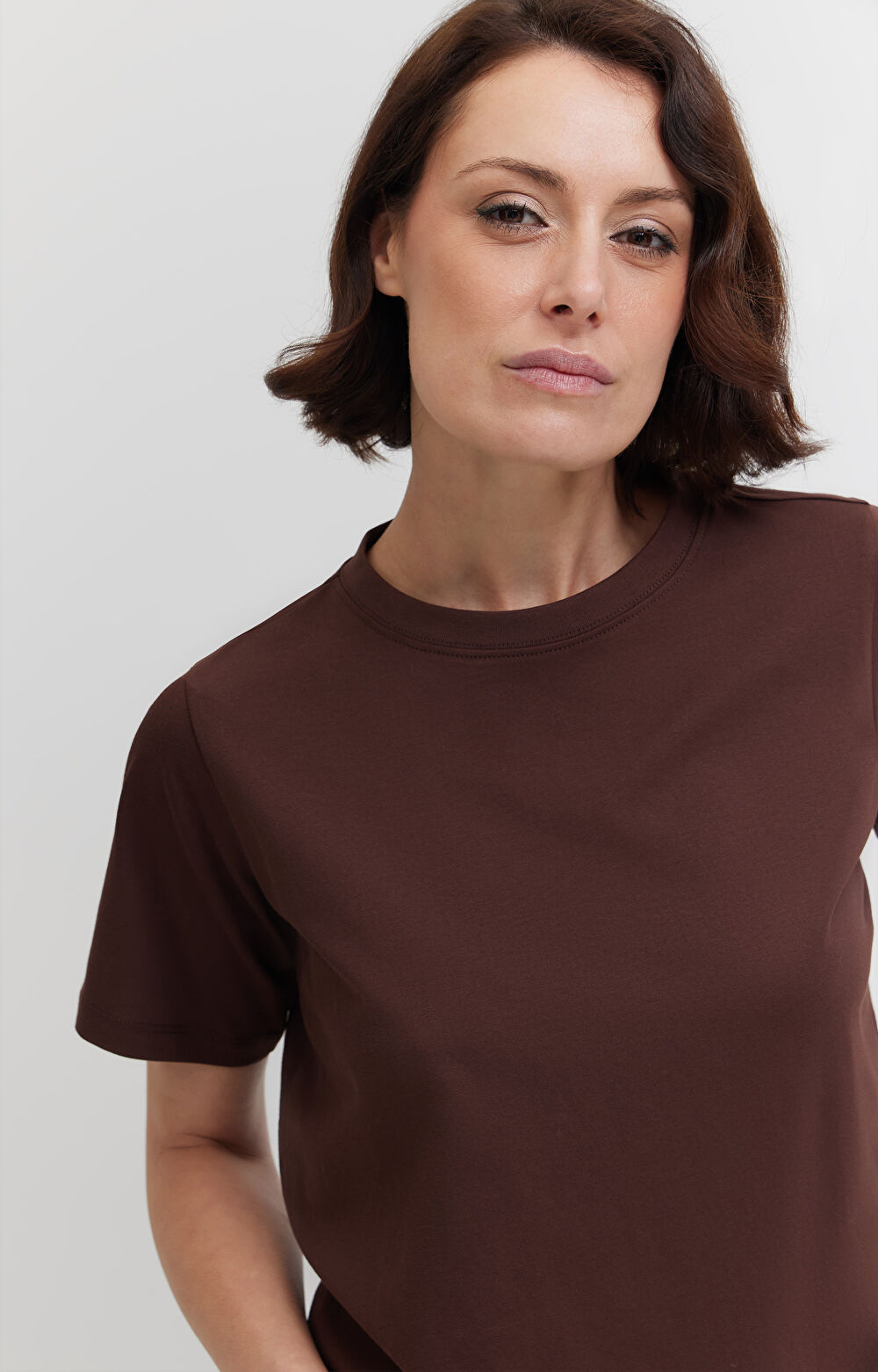 T-shirt regular z bawełny merceryzowanej - 5