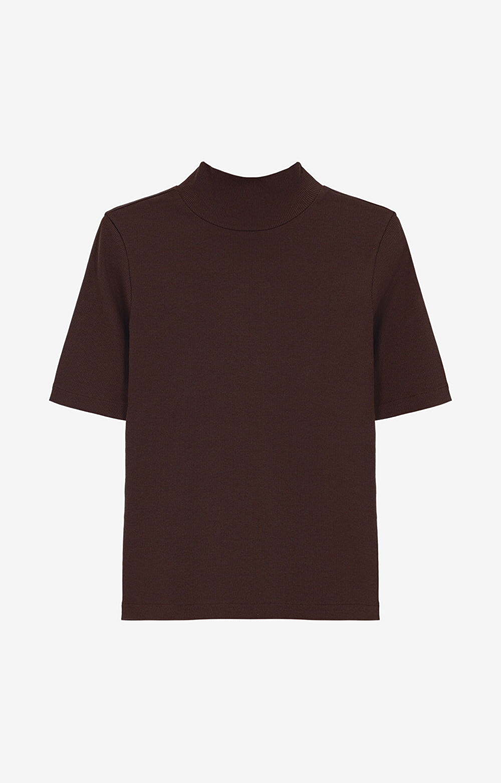Prążkowany t-shirt - 2