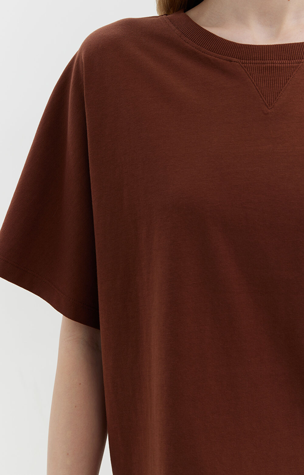 T-shirt oversize z bawełny organicznej