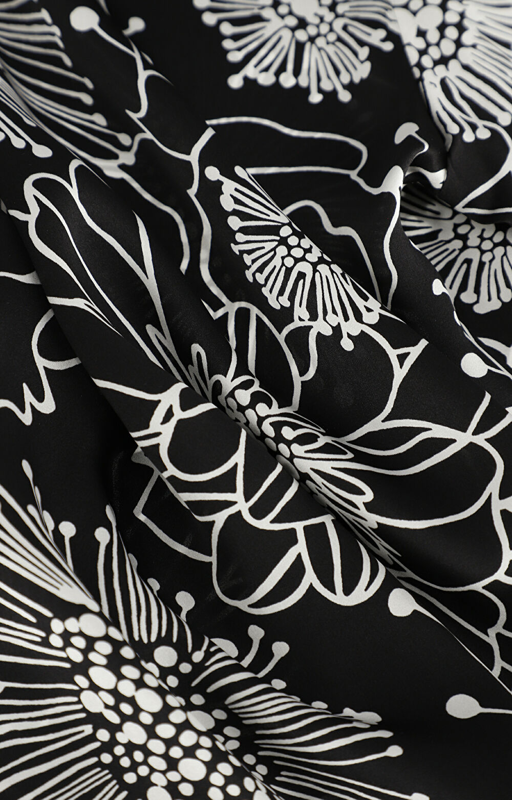 Jedwabna koszula w kwiaty LAMBERT