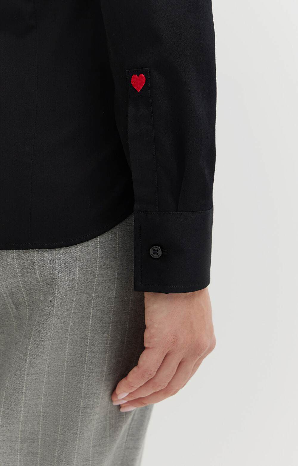 Koszula z satynowej bawełny - 5