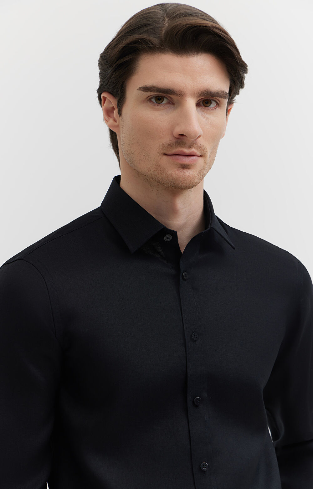 Lniana koszula formalna - 7