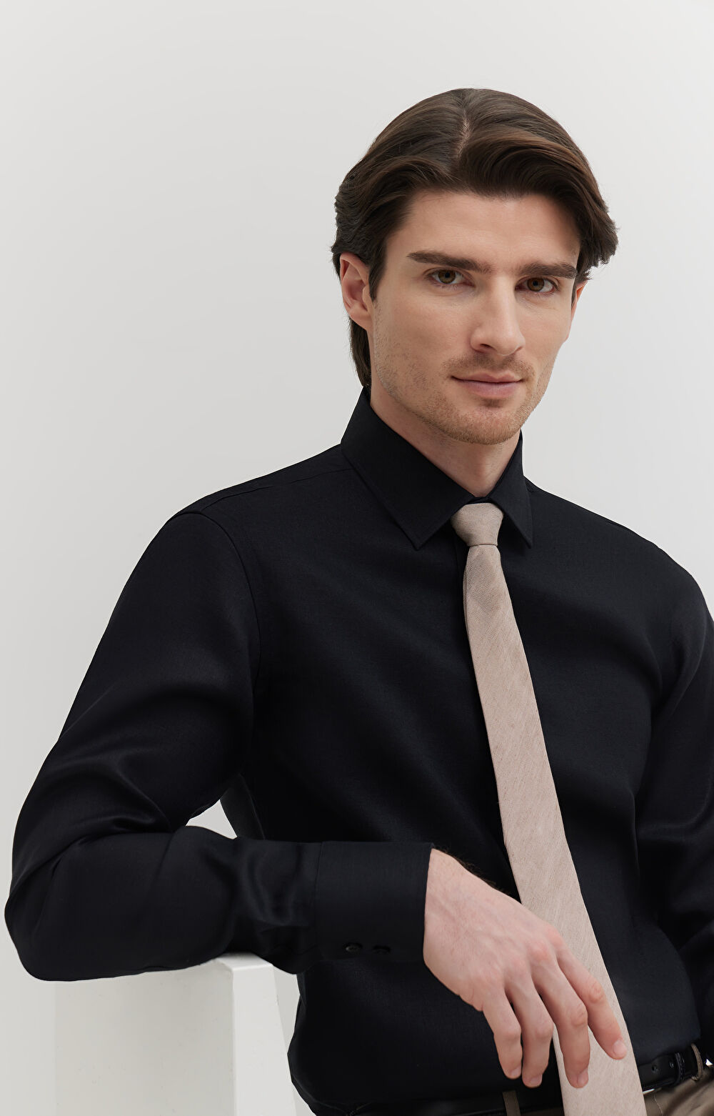 Lniana koszula formalna - 6