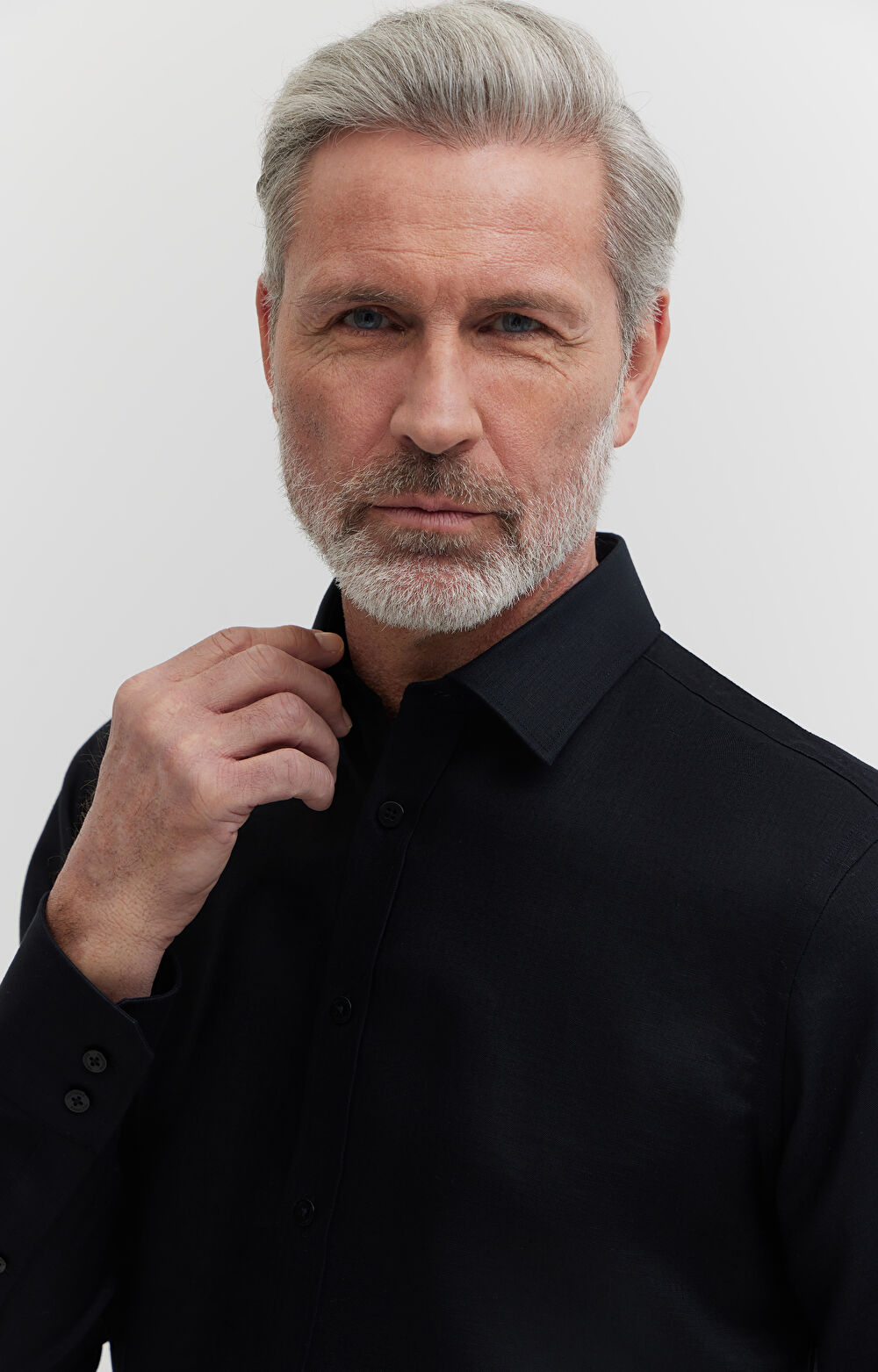 Lniana koszula formalna - 6