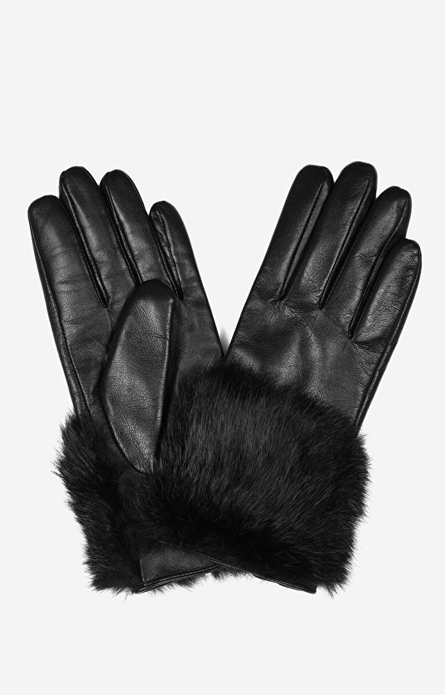 Czarne rękawiczki