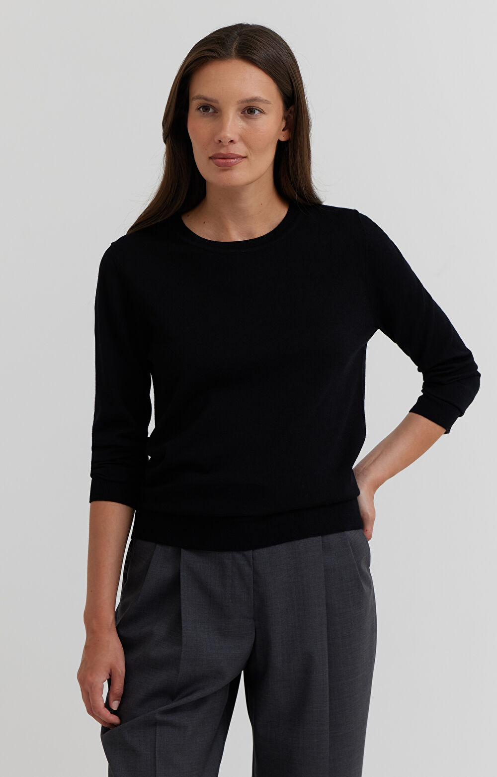 Sweter z wełny merino - 7