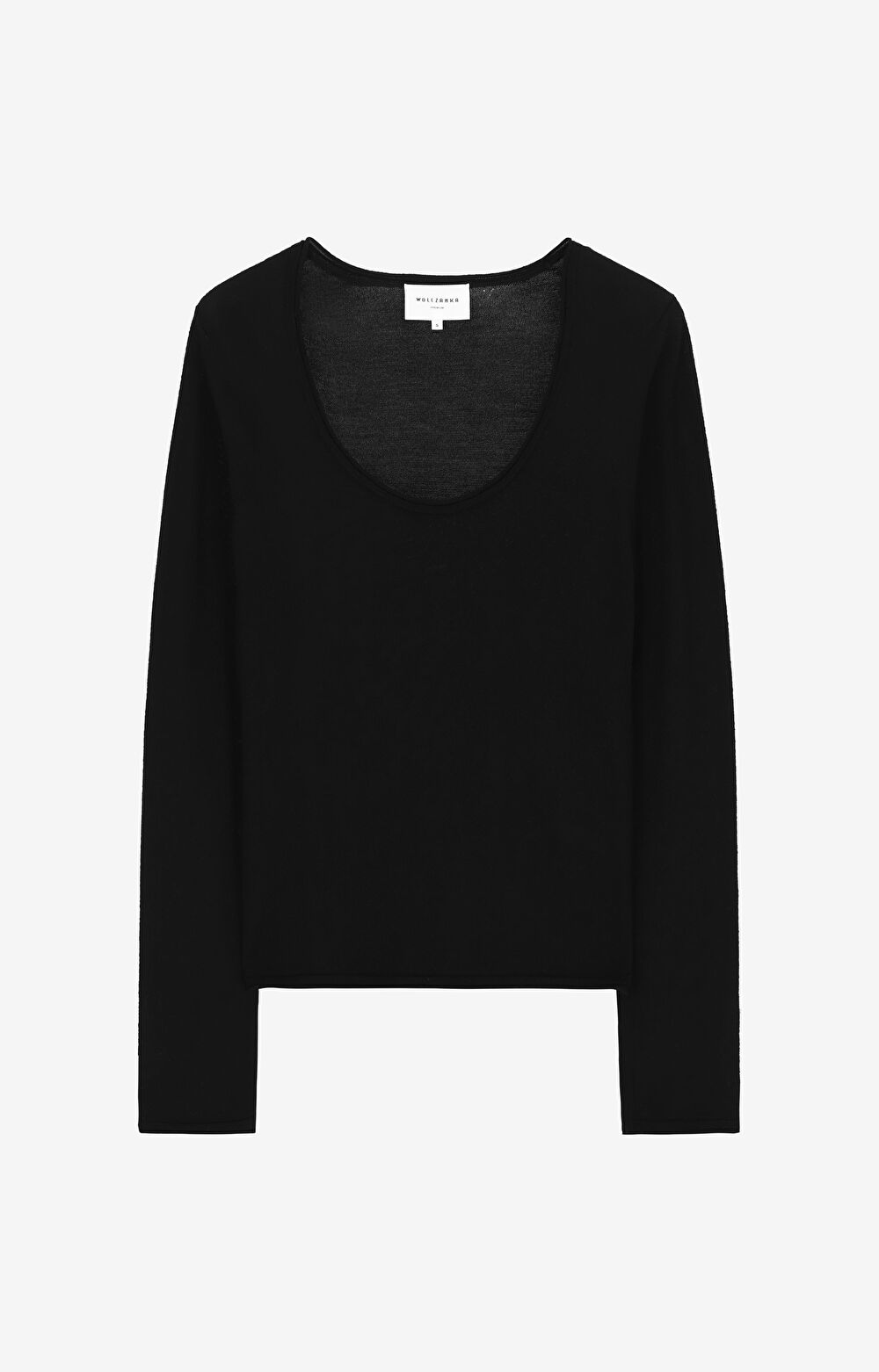 Dopasowany sweter z wełny merino - 2