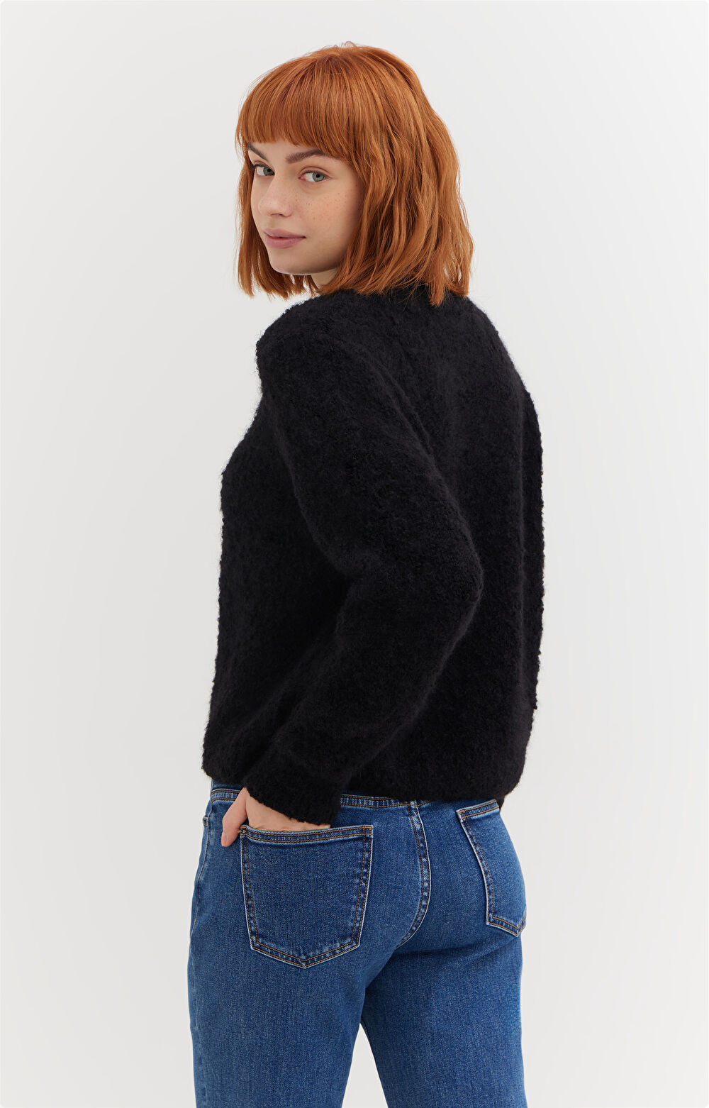 Sweter z domieszką wełny z alpaki