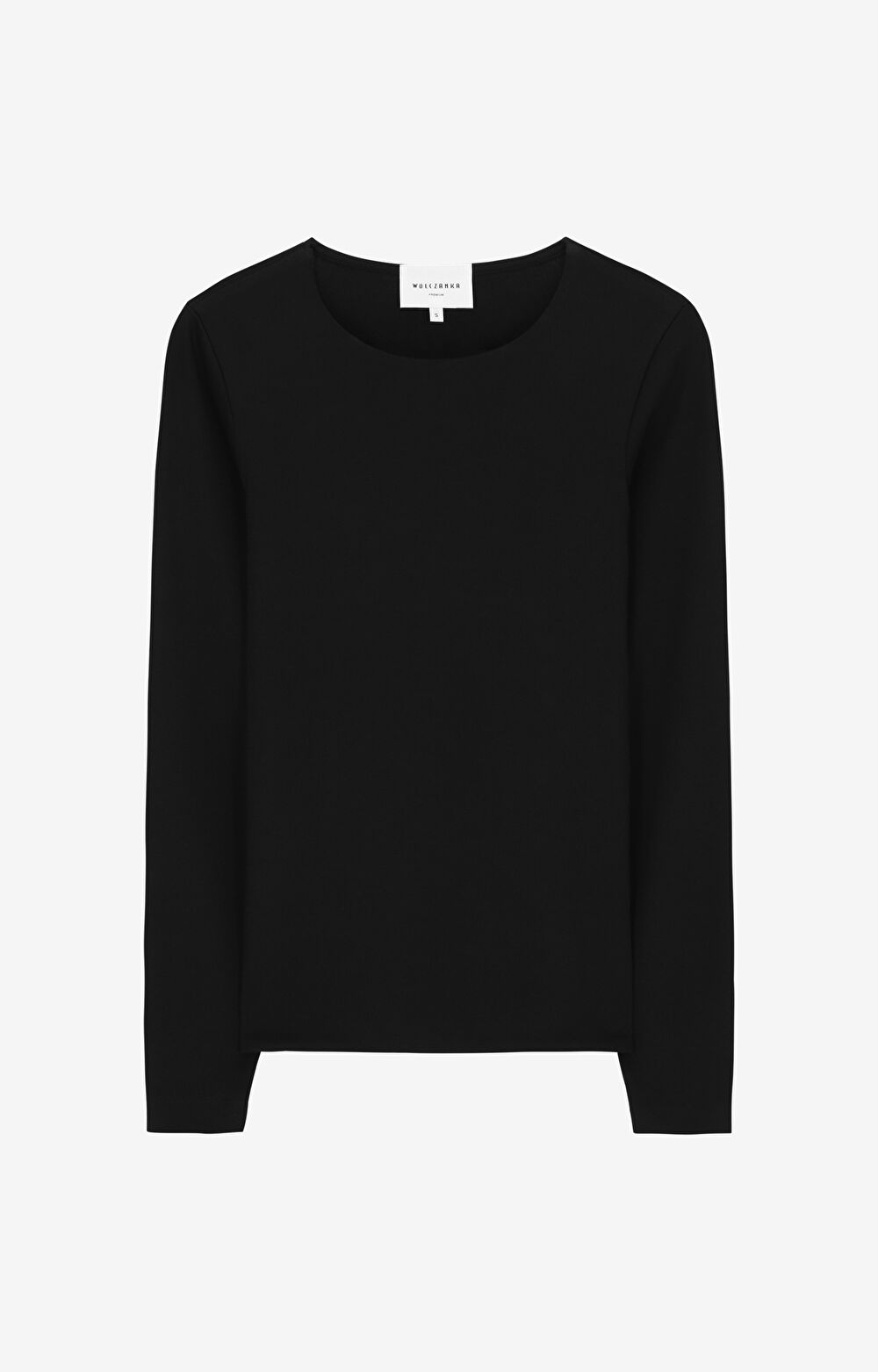 T-shirt z długim rękawem z bawełny merceryzowanej - 2