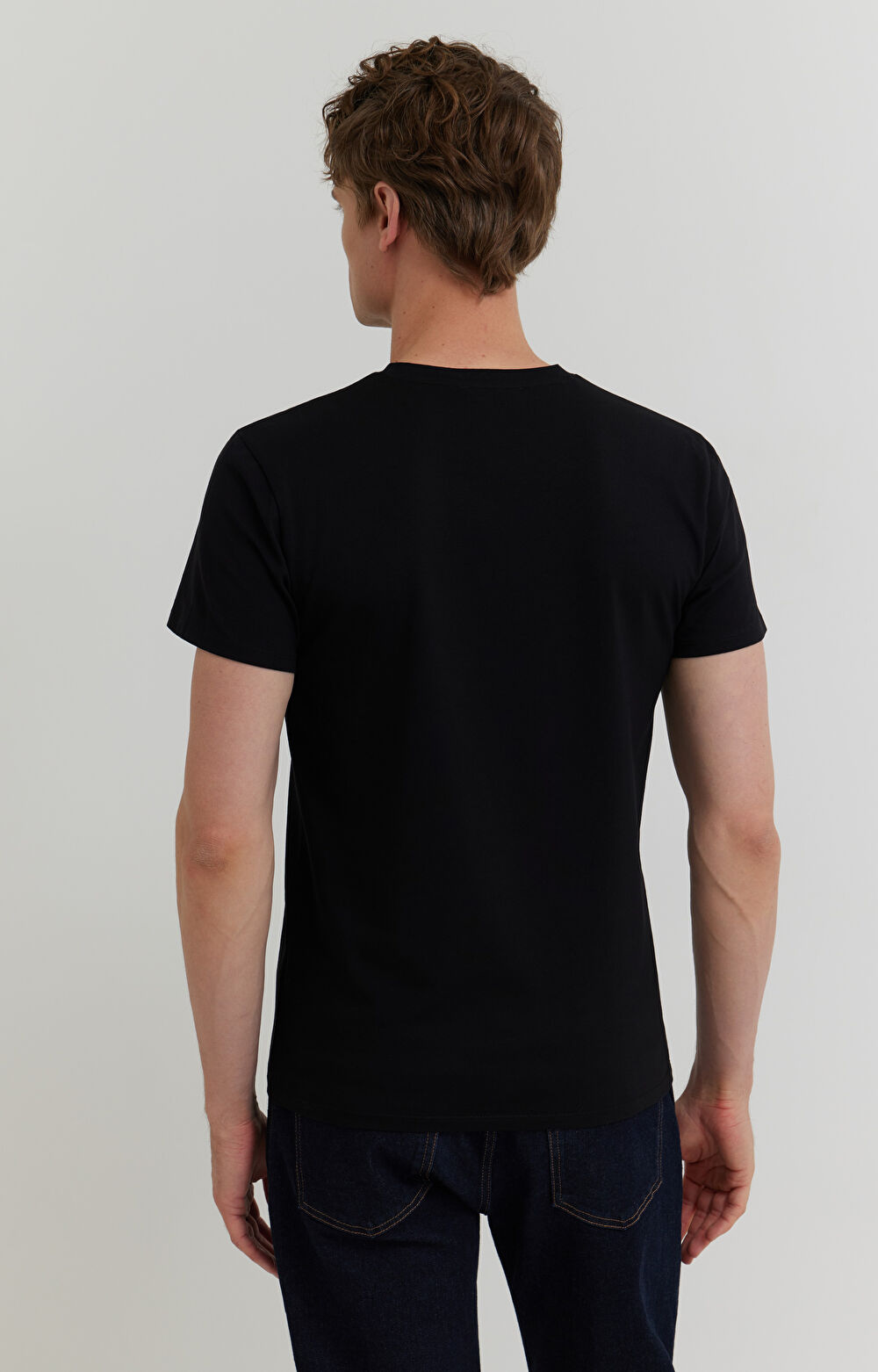 Gładki t-shirt - 4
