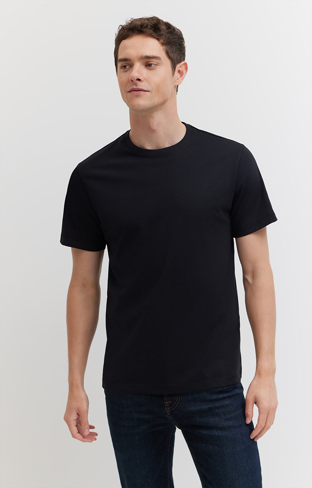 T-shirt z bawełny merceryzowanej - 3