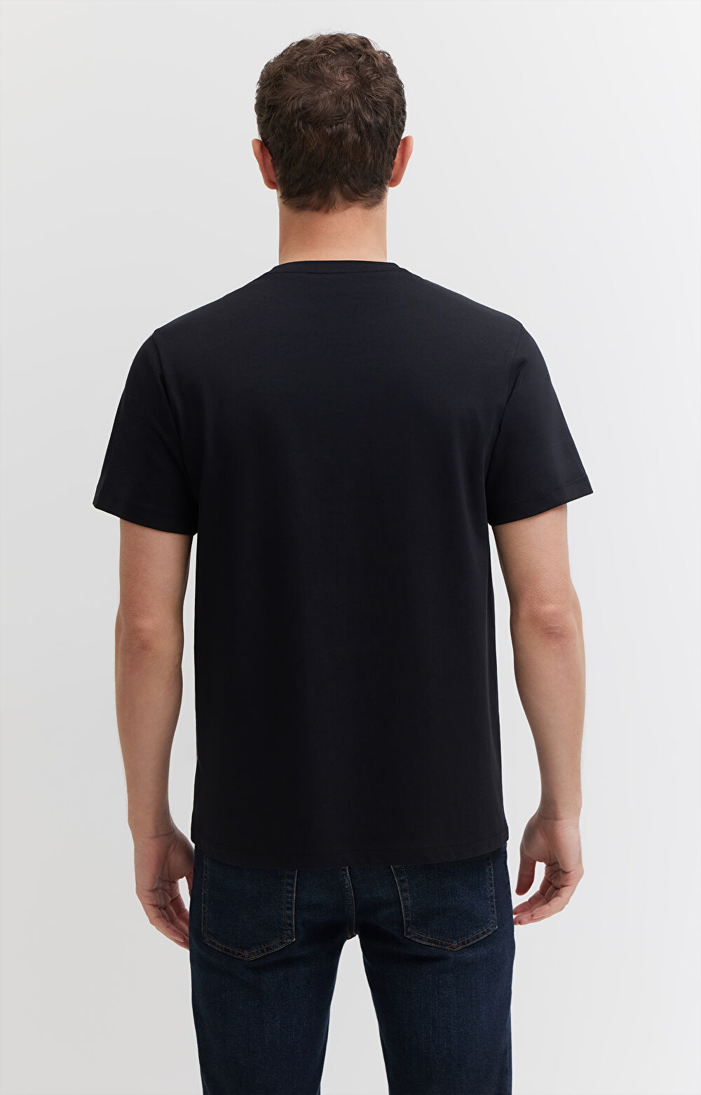 T-shirt z bawełny merceryzowanej - 4