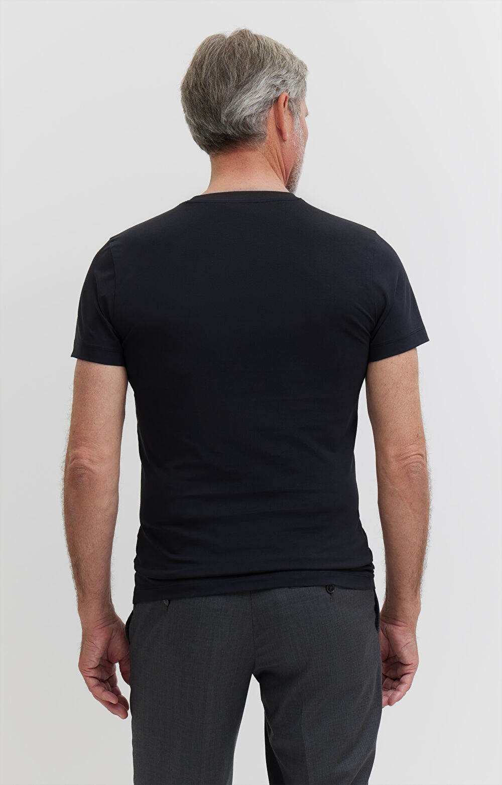 Gładki t-shirt - 4