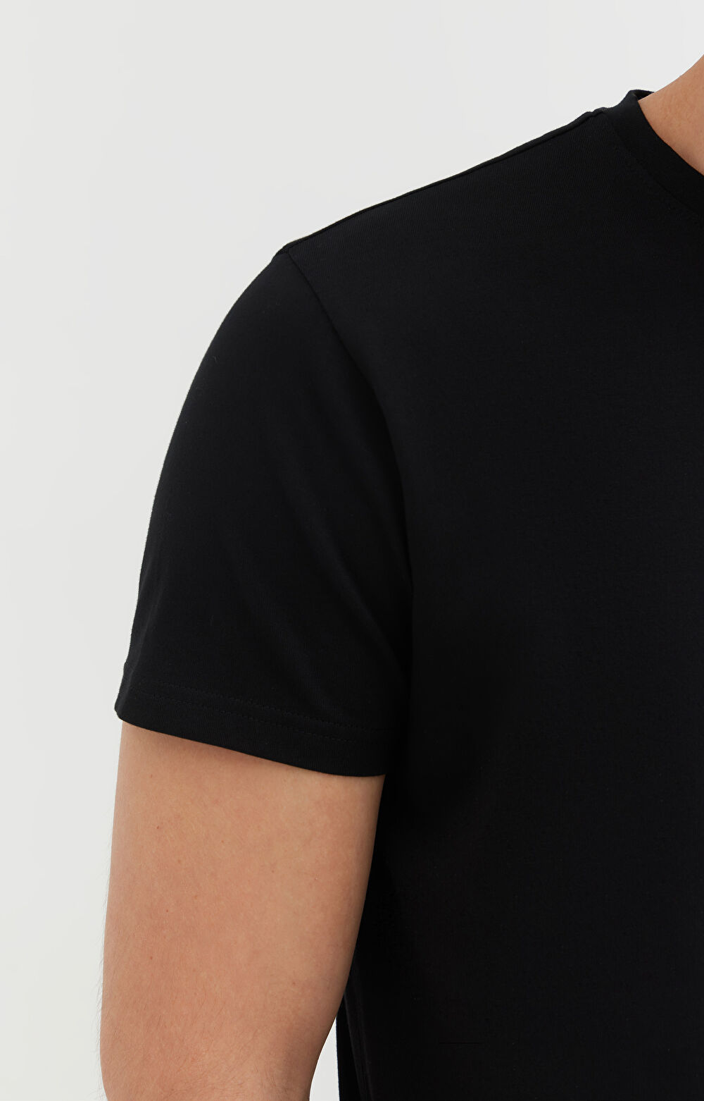 T-shirt z bawełny merceryzowanej - 4