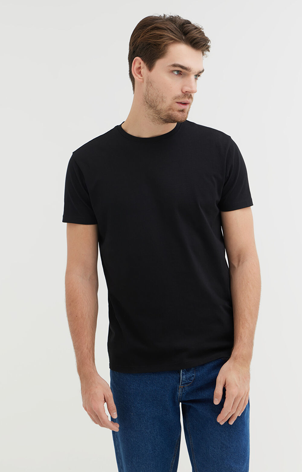 T-shirt z bawełny merceryzowanej - 3