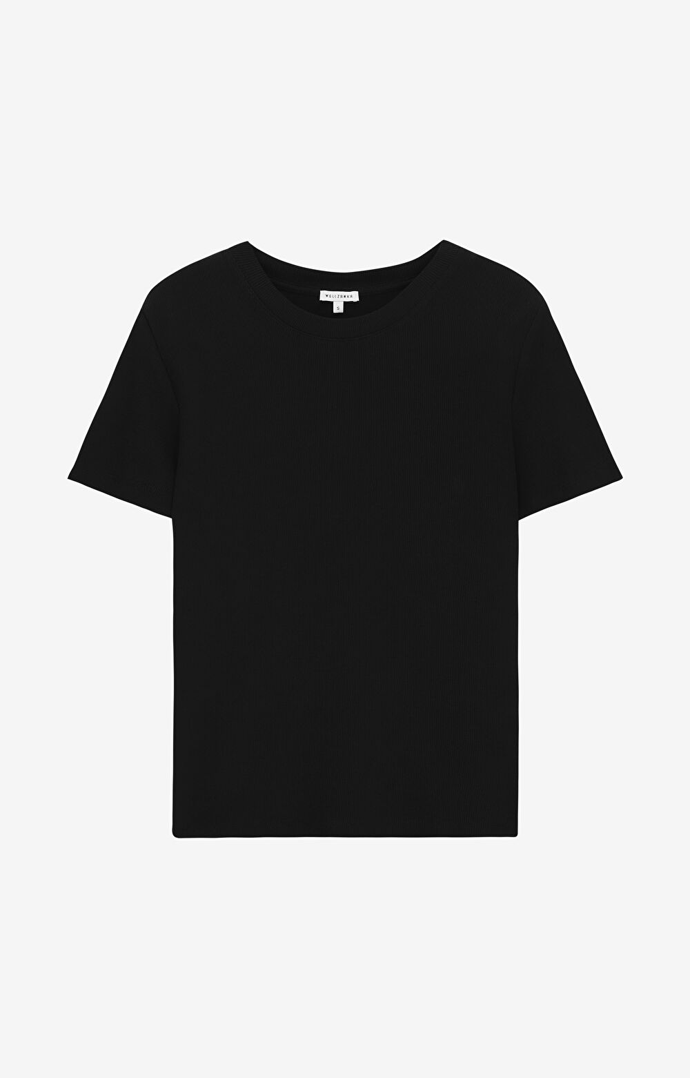 Prążkowany t-shirt - 2