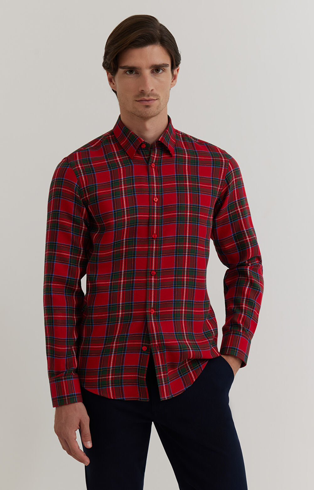 Flanelowa koszula w kratkę - 3