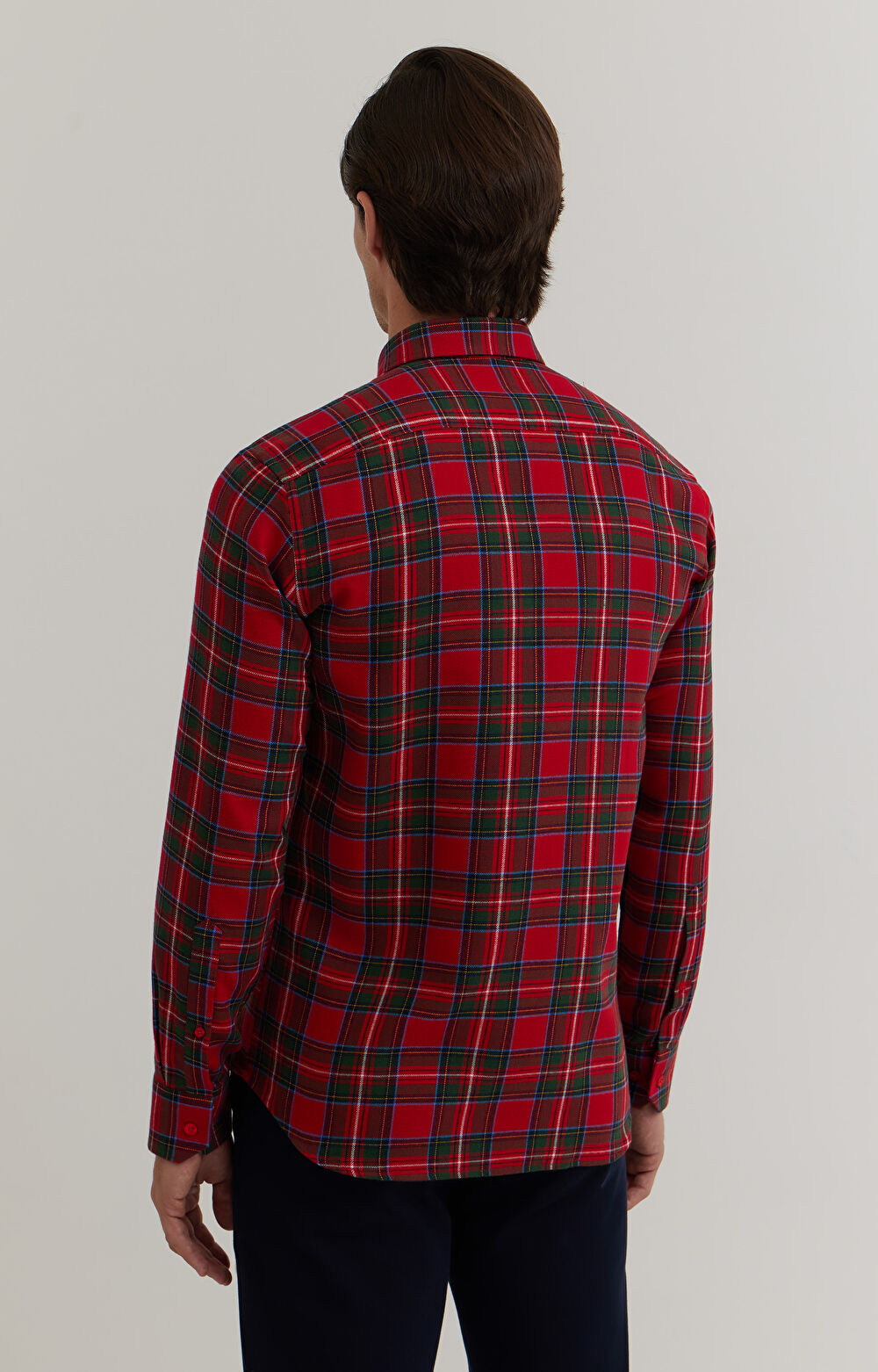 Flanelowa koszula w kratkę - 4