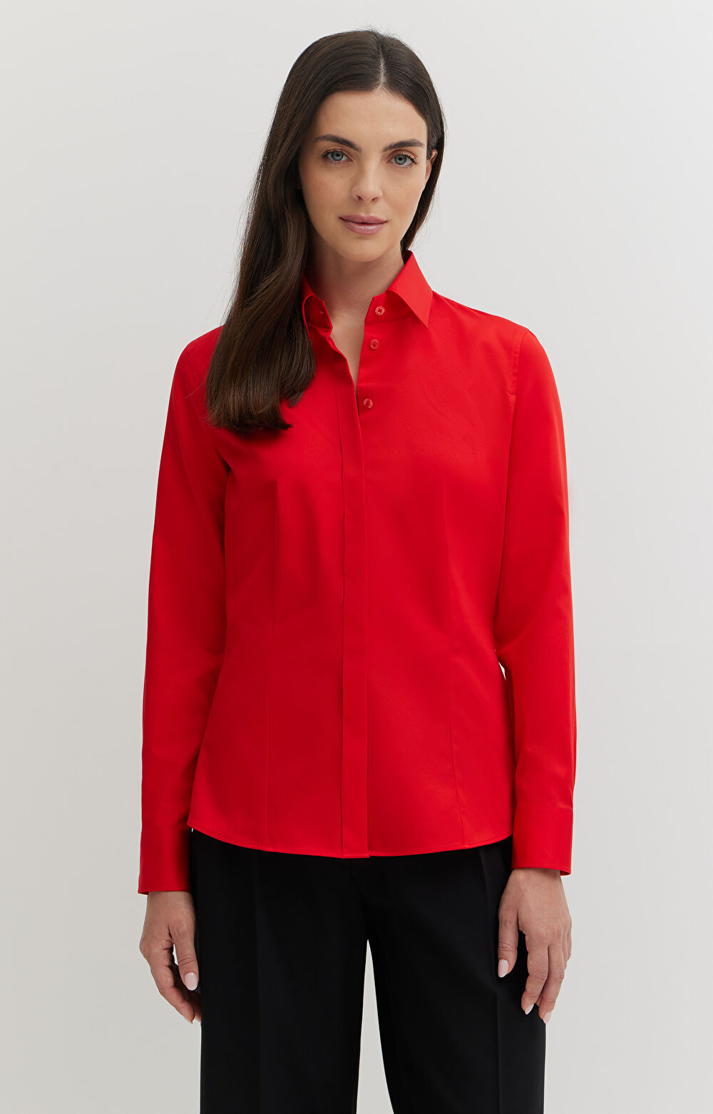 Koszula z satynowej bawełny - 3