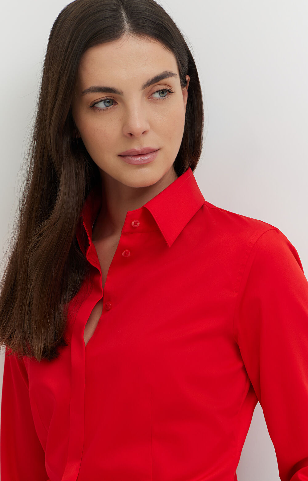 Koszula z satynowej bawełny