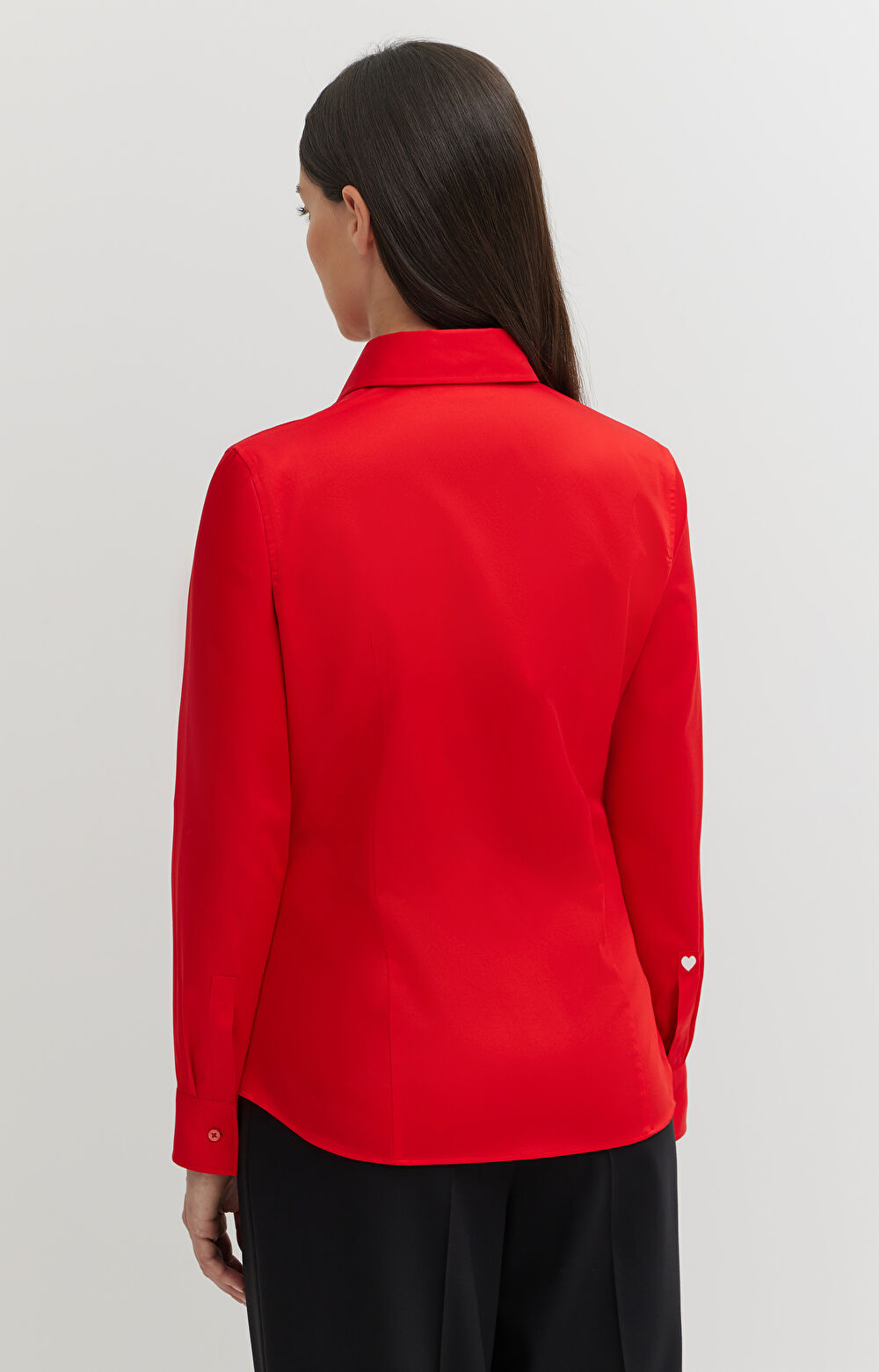 Koszula z satynowej bawełny - 4