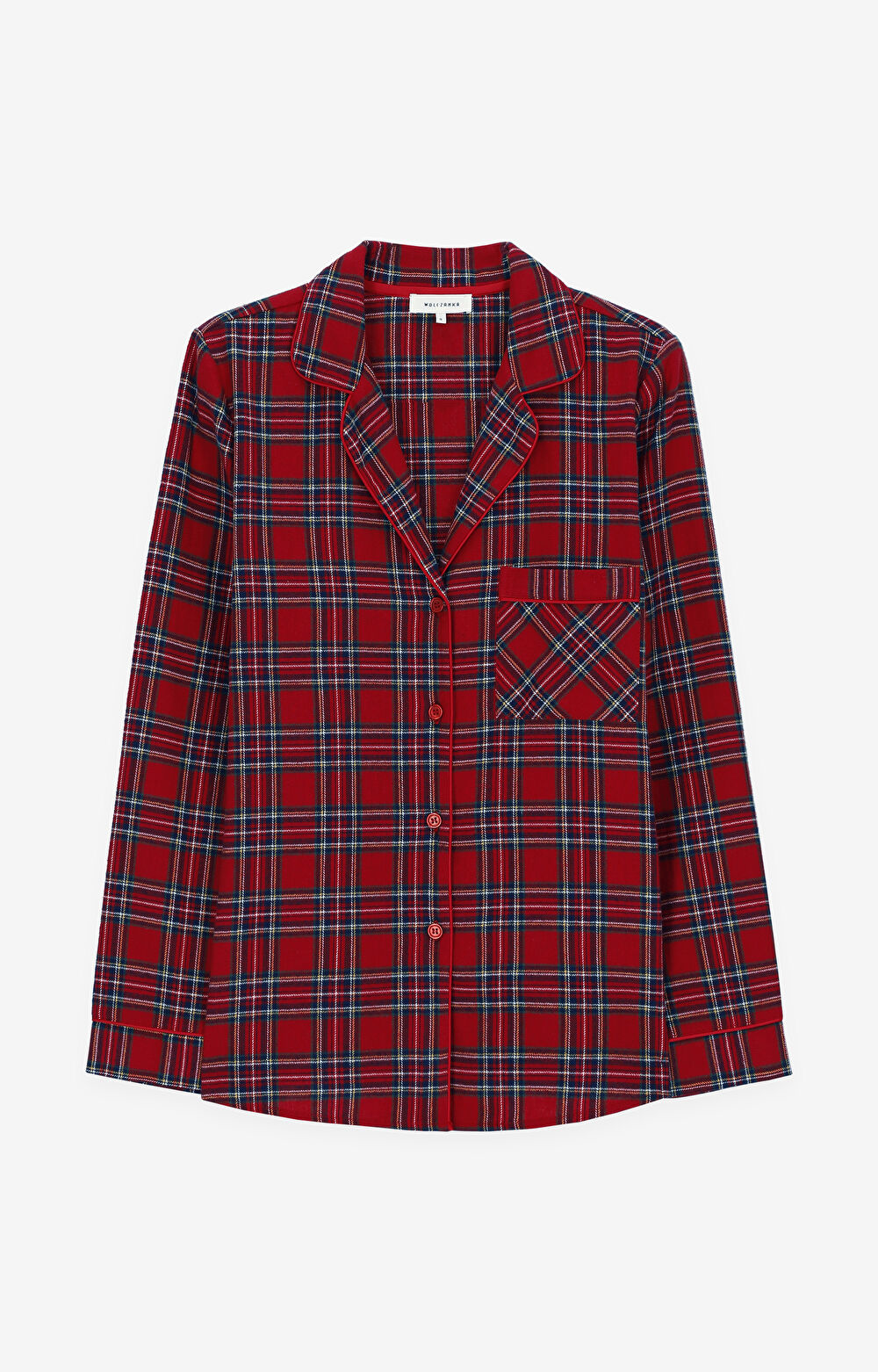 Dwuczęściowa piżama w kratkę - 2