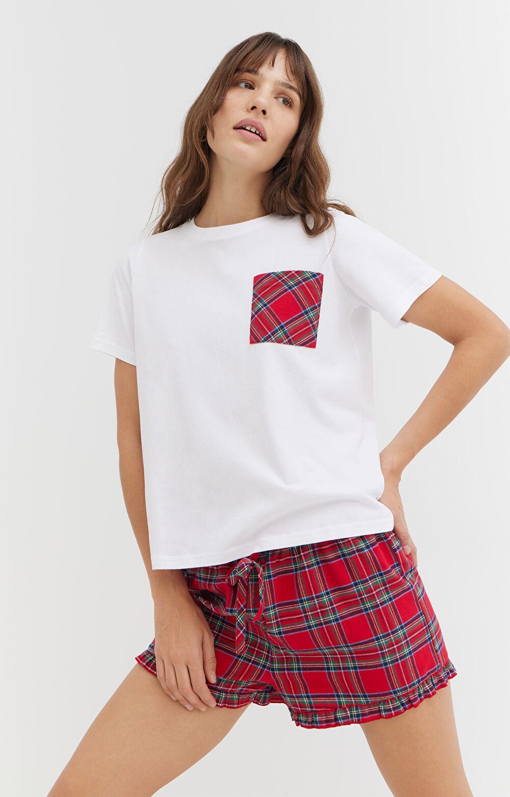 Piżama z t-shirtem i szortami