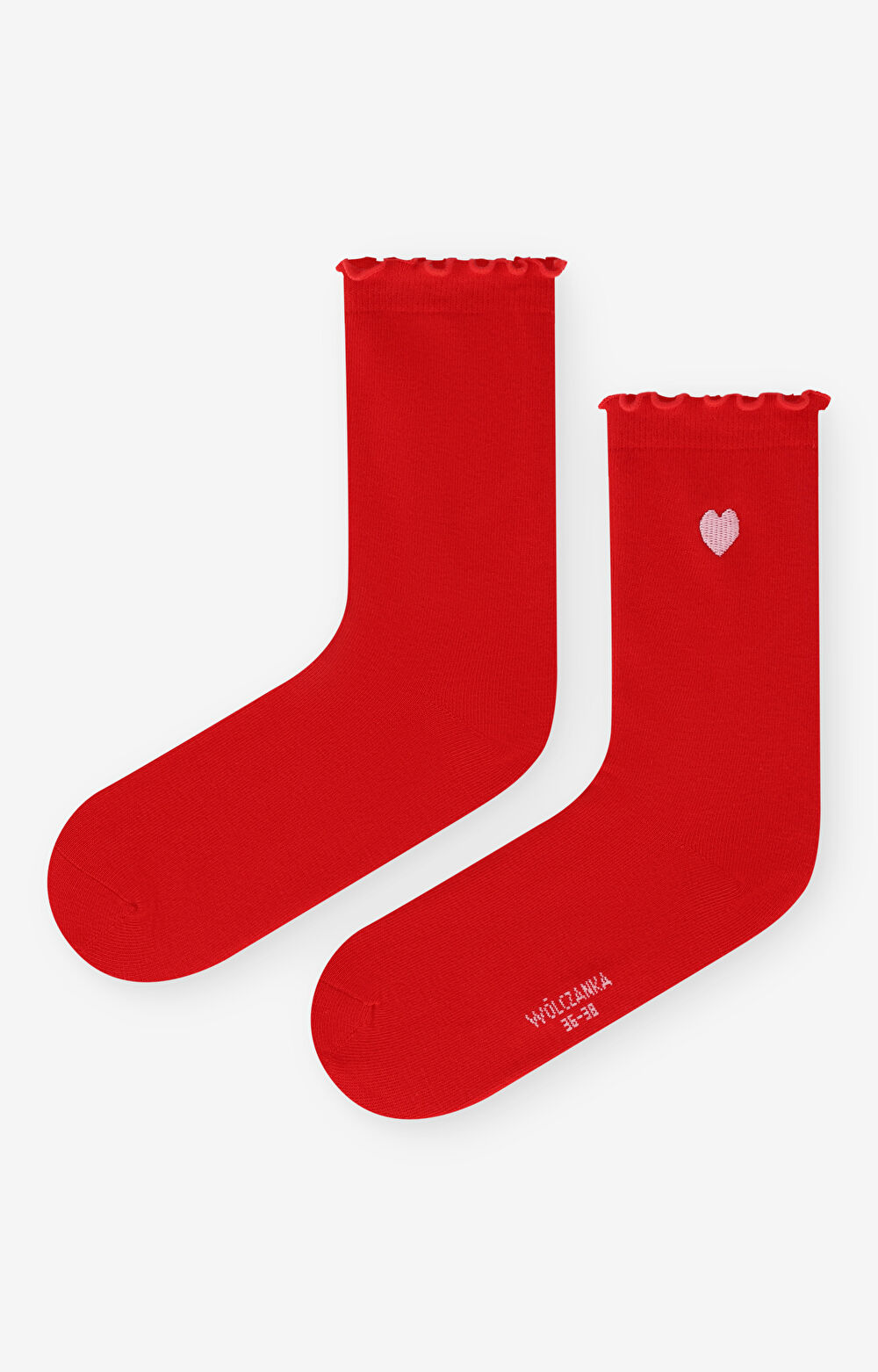 Skarpety z falbanką