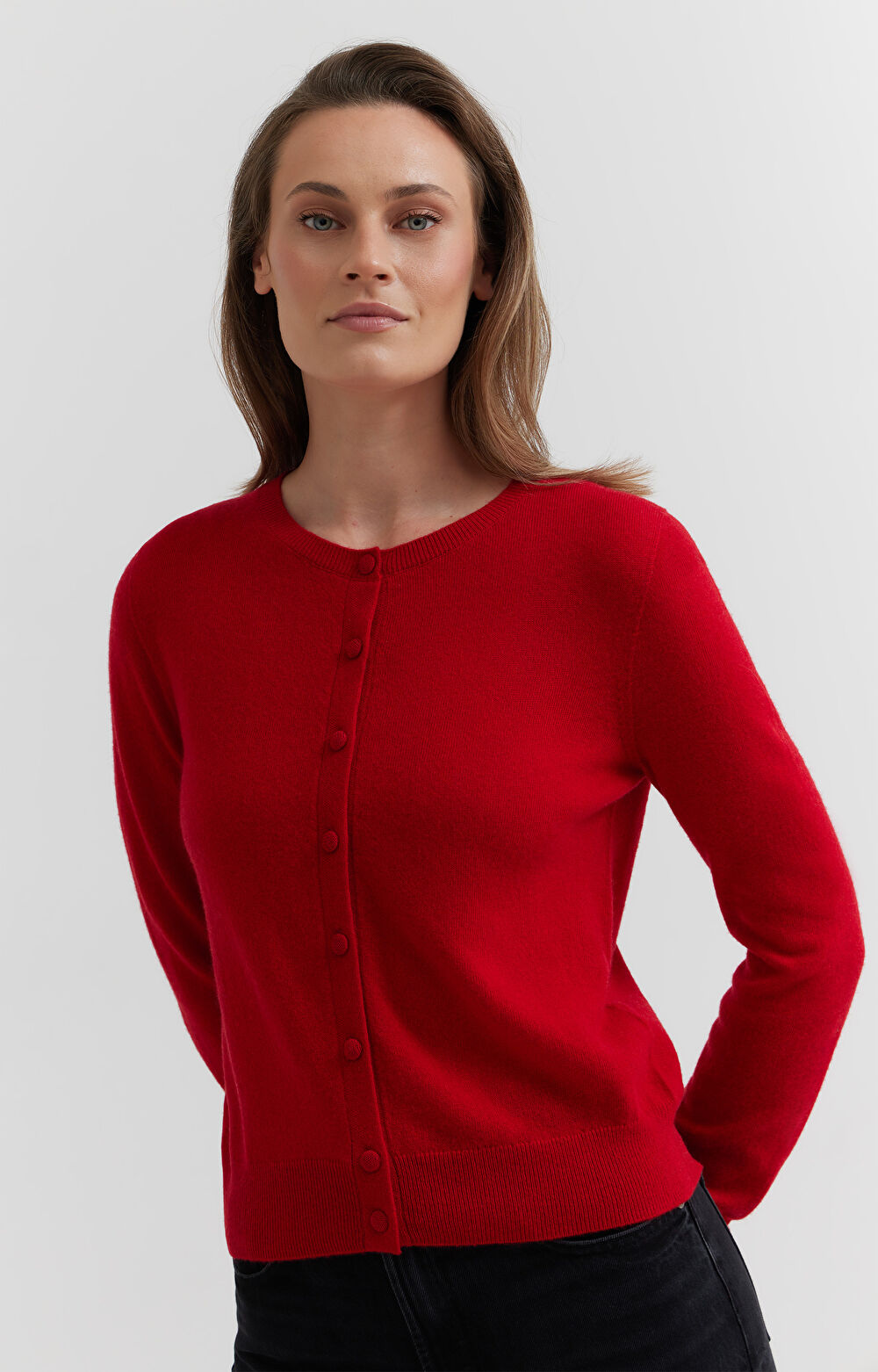 Kardigan z wełny merino - 5