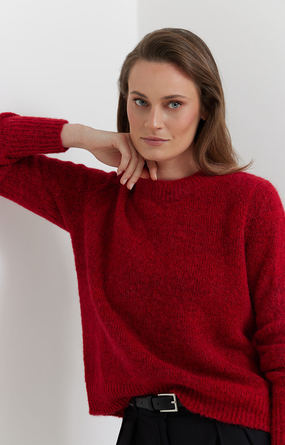 Sweter z wełną alpaki - 5