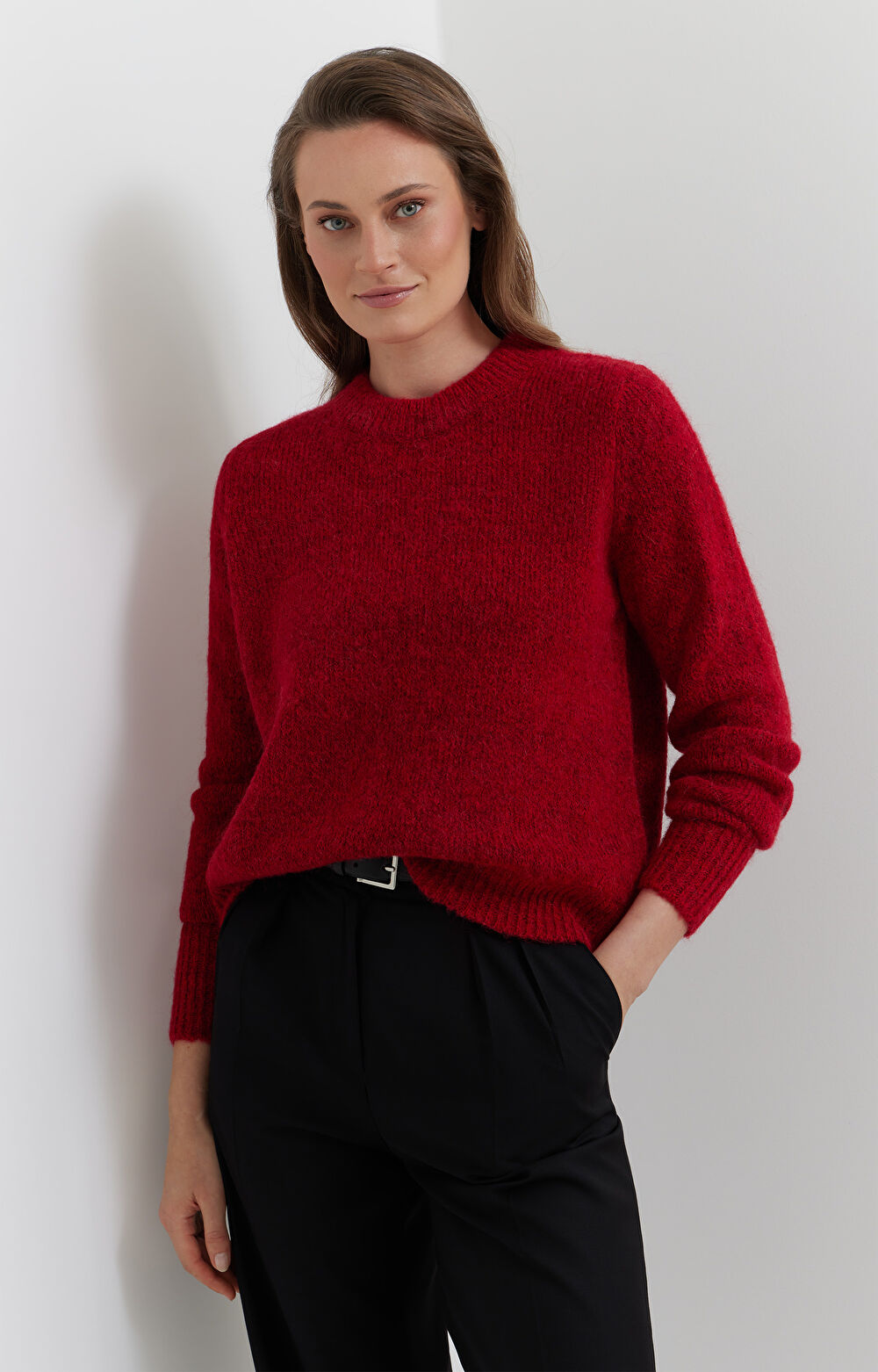 Sweter z wełną alpaki - 3