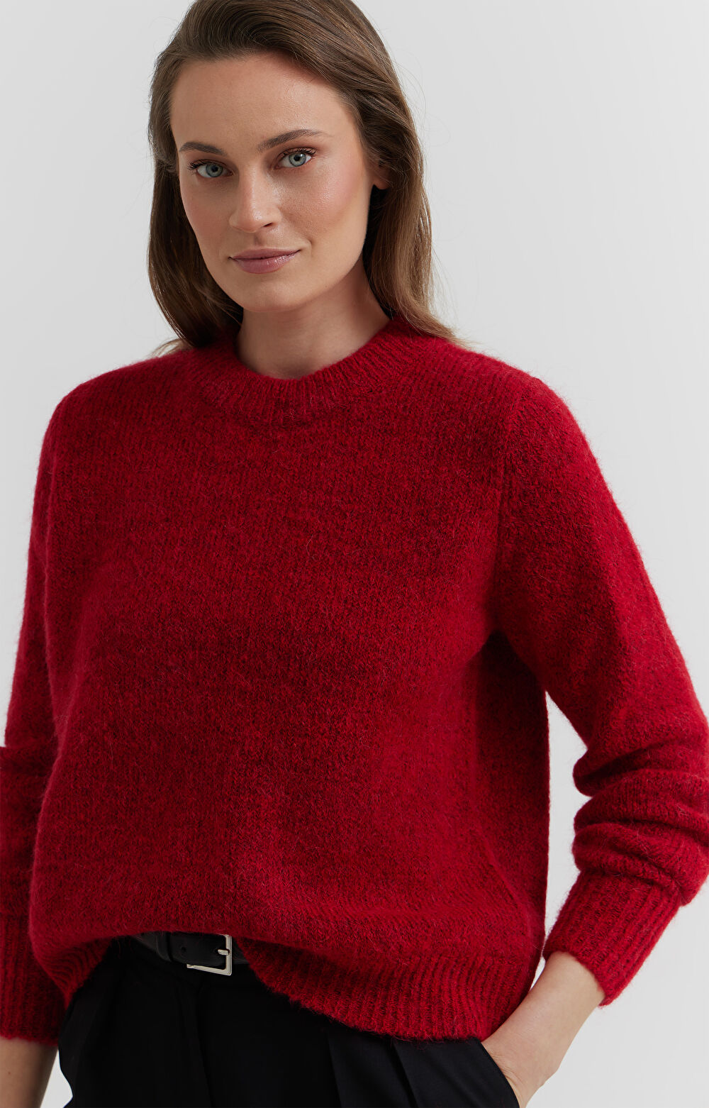 Sweter z wełną alpaki - 6