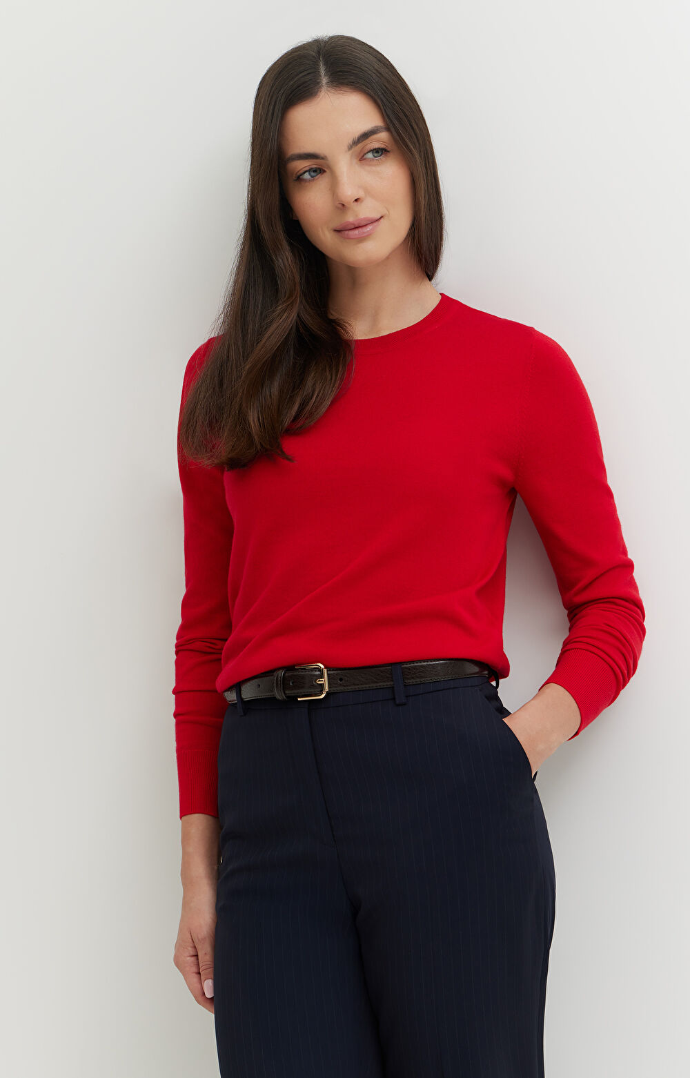 Sweter z wełny merino - 5