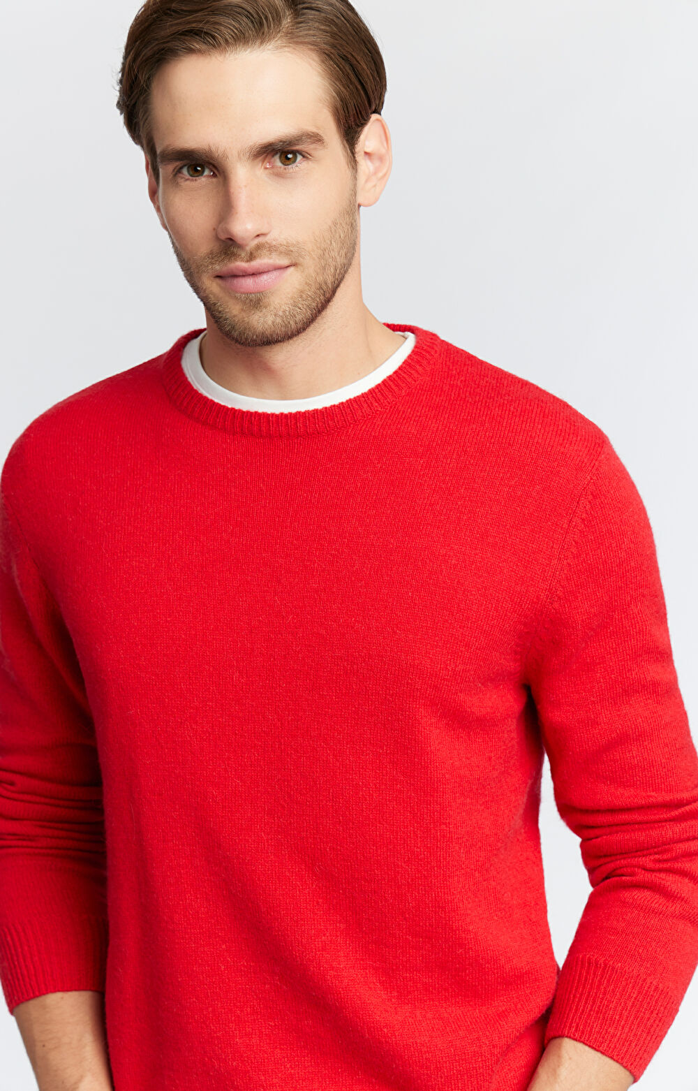 Sweter z domieszką alpaki