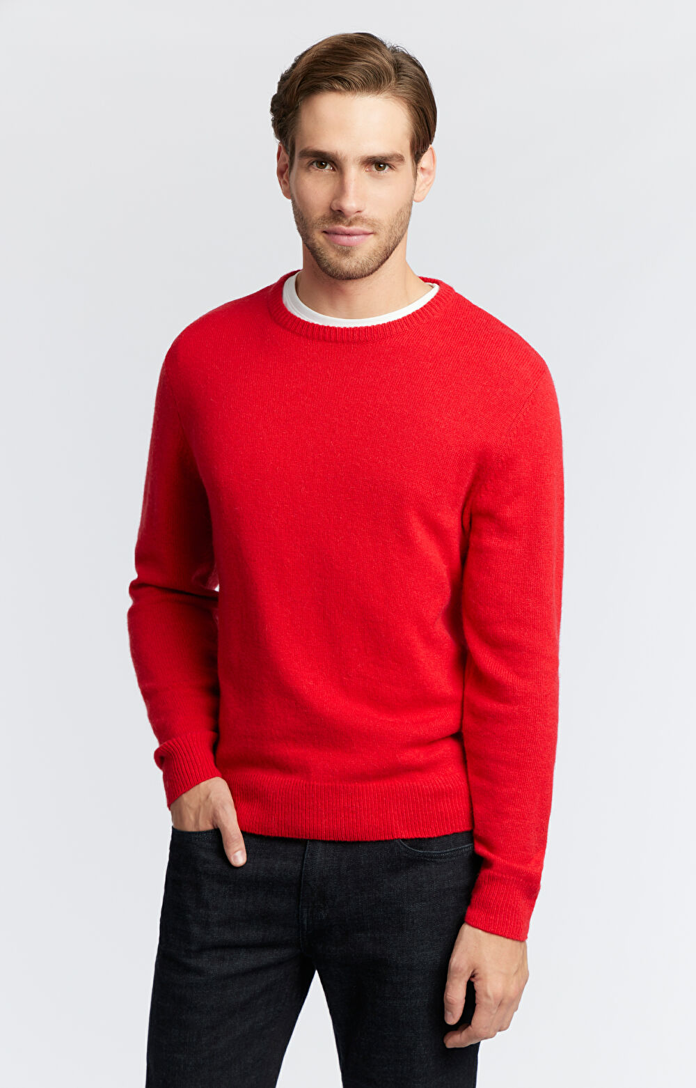 Sweter z domieszką alpaki - 2
