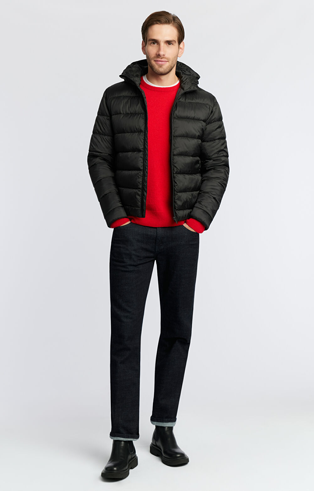 Sweter z domieszką alpaki - 5
