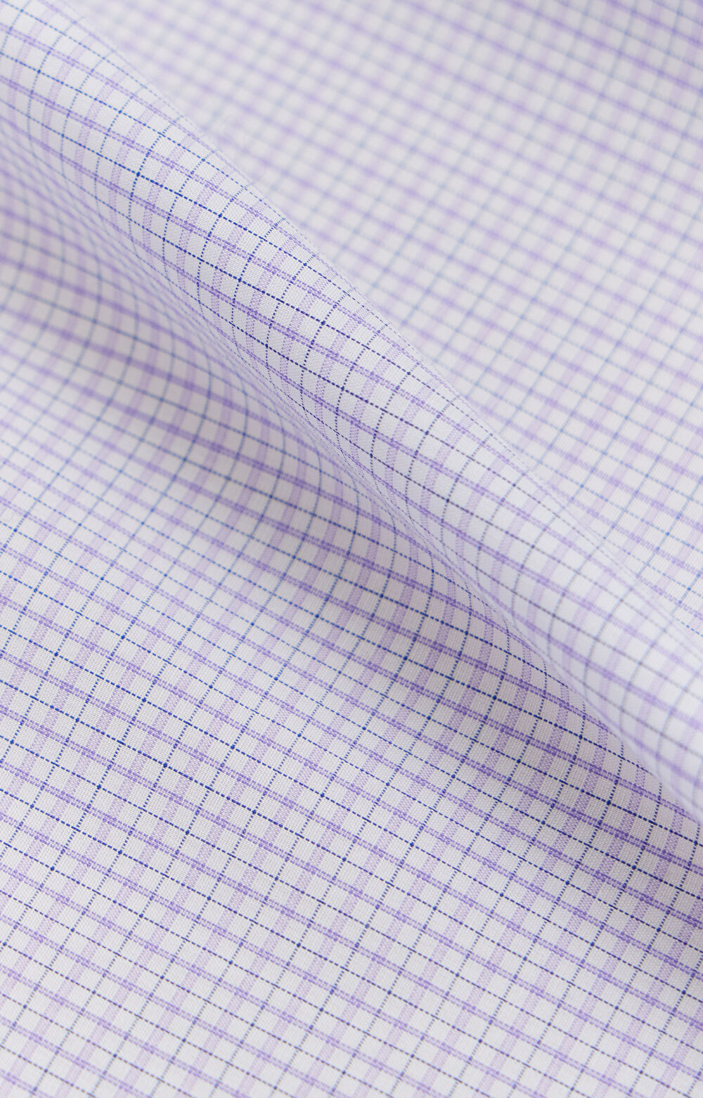 Koszula w kratę z dodatkiem jedwabiu - 7