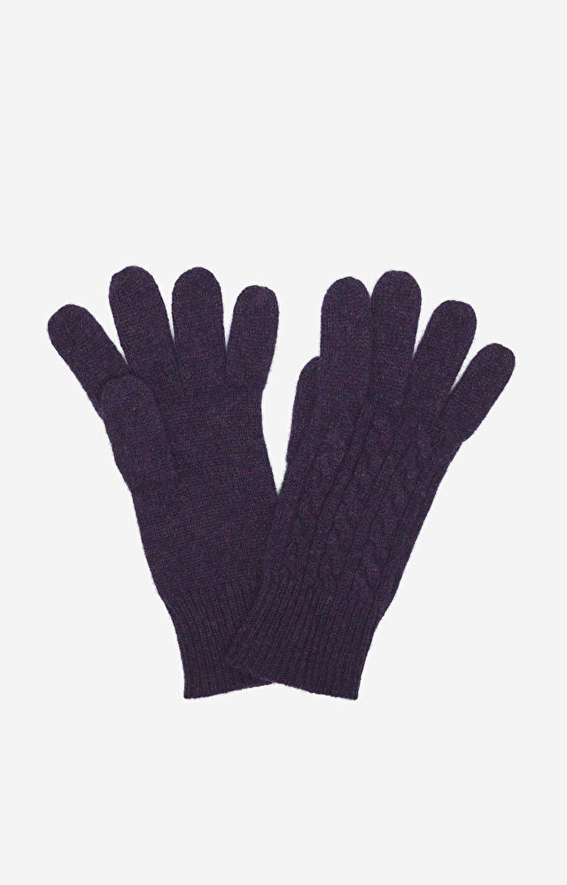 Fioletowe rękawiczki
