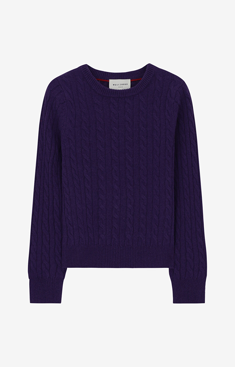 Sweter z wełny z warkoczowym splotem - 2