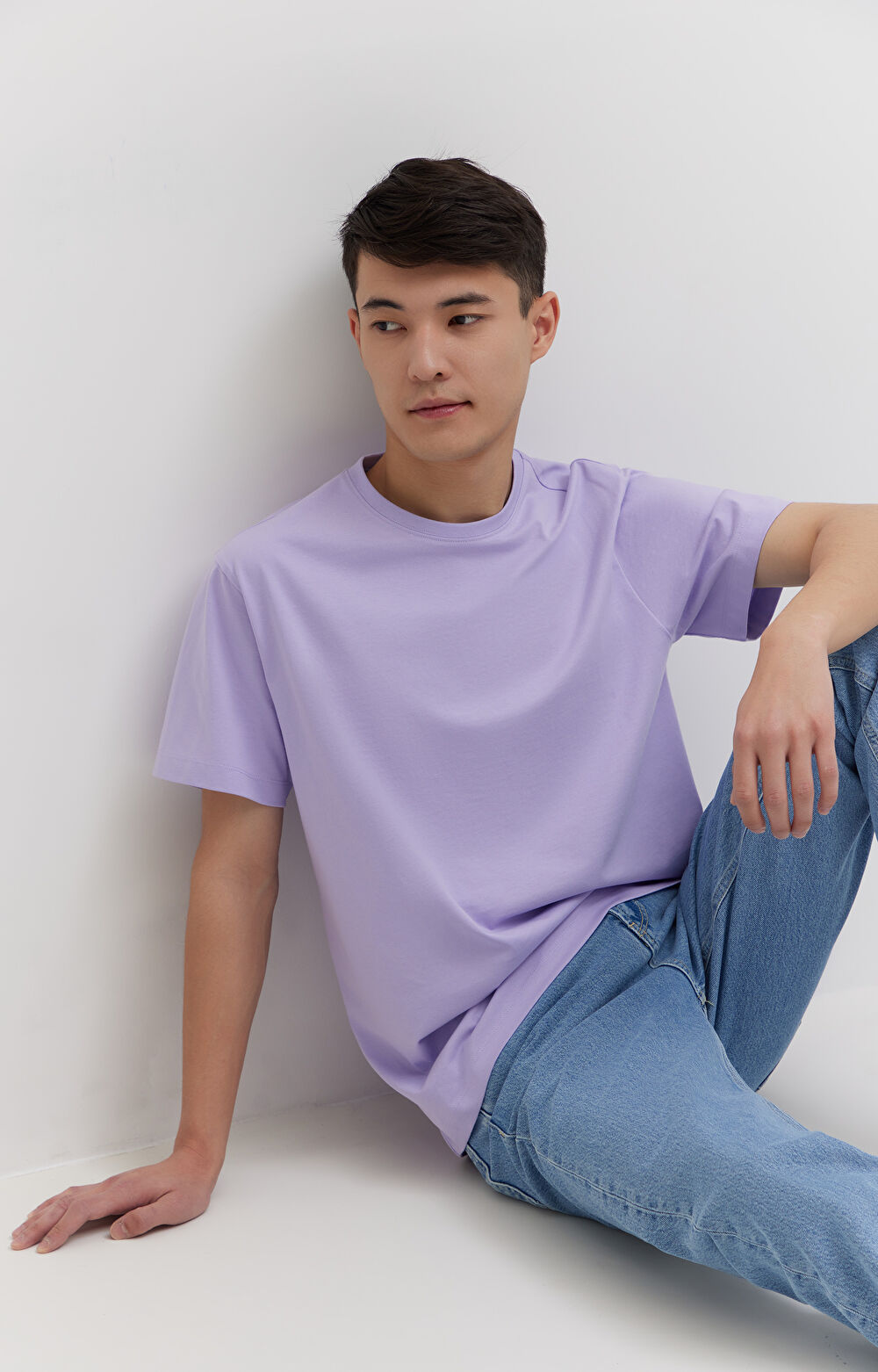 T-shirt z bawełny merceryzowanej - 5