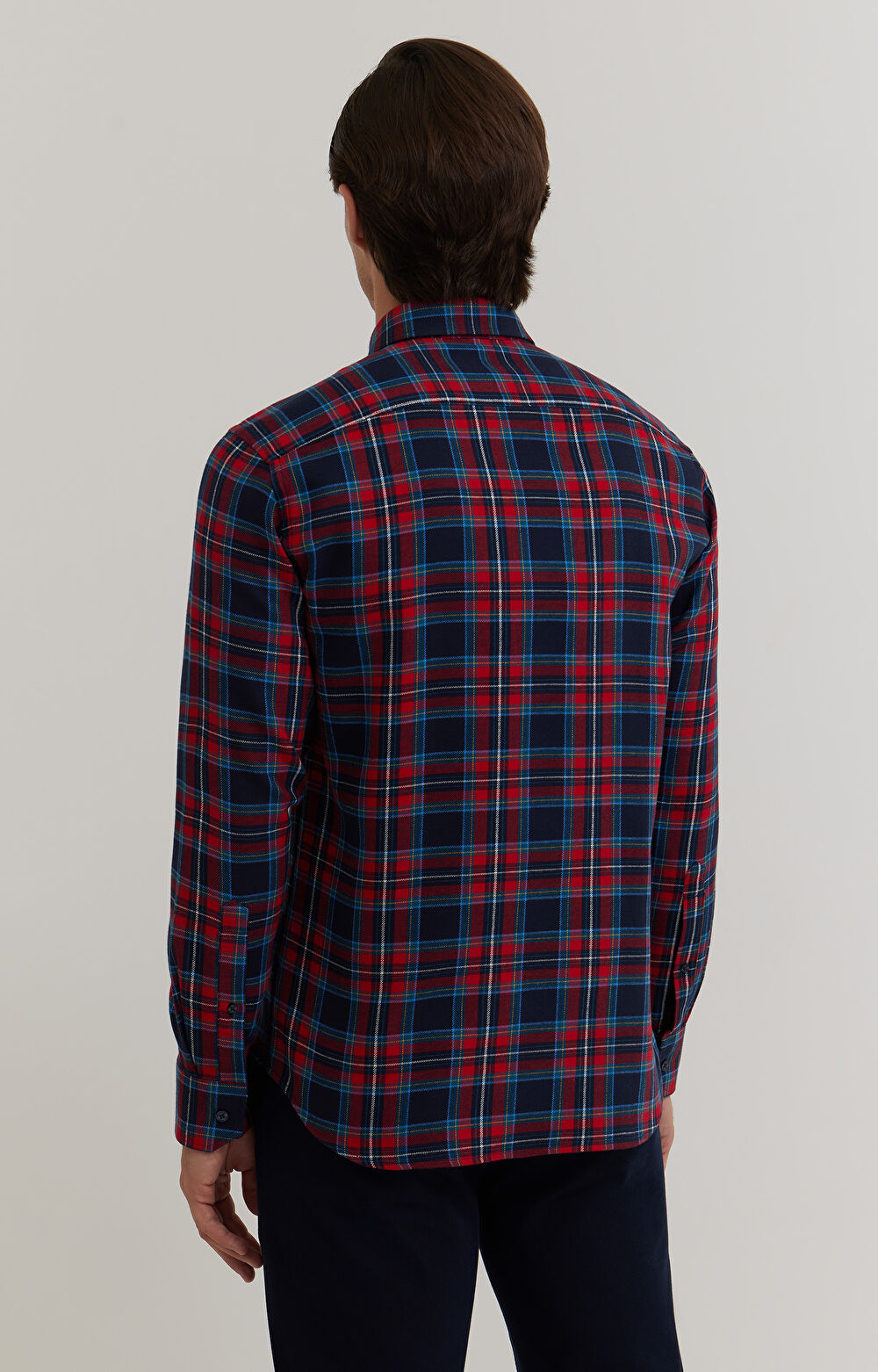 Flanelowa koszula w kratkę - 4