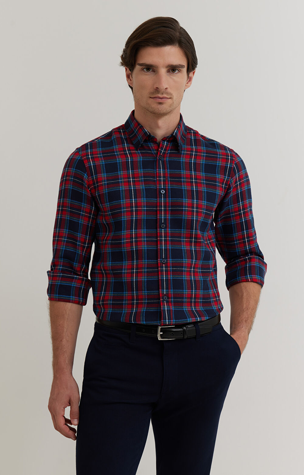 Flanelowa koszula w kratkę - 2