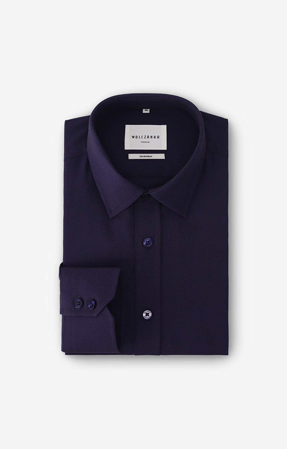 Koszula w drobny wzór